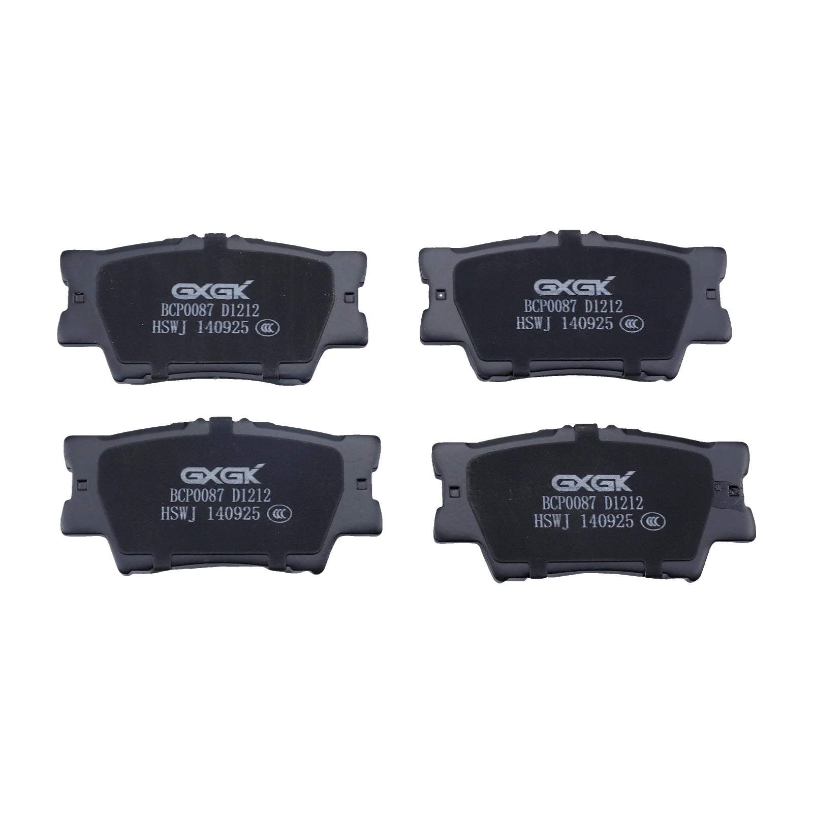 Rear Semi-Metallic Brake Pad Set for Lexus ES/HS & Toyota Camry/RAV4