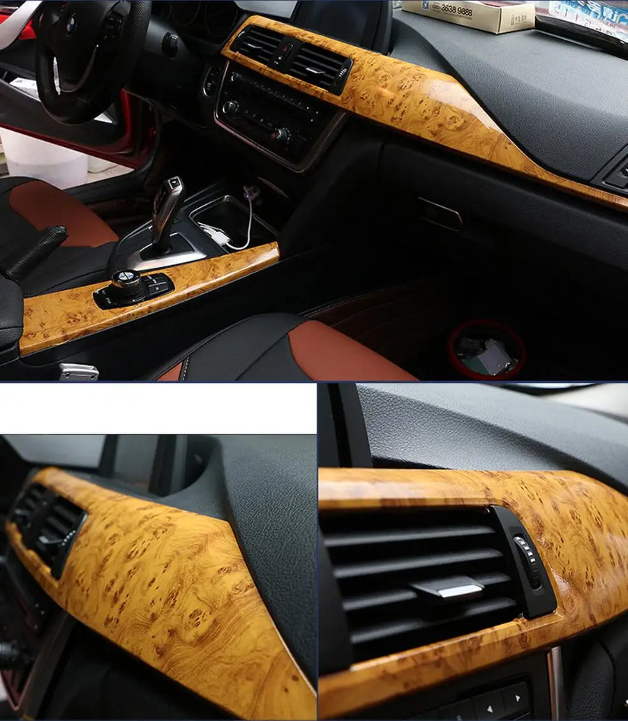 Self-Adhesive Wood-Grain Vinyl Wrap Film
