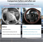 Universal Leather Car Steering Wheel Cover