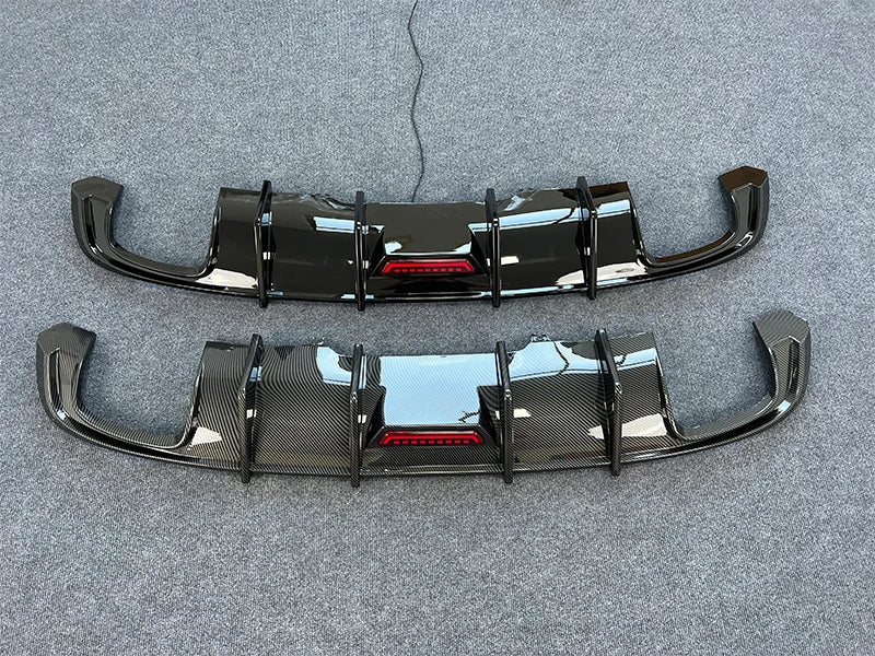 Rear Bumper Diffuser for Audi A4/S4 B9 Sedan 2017-2019