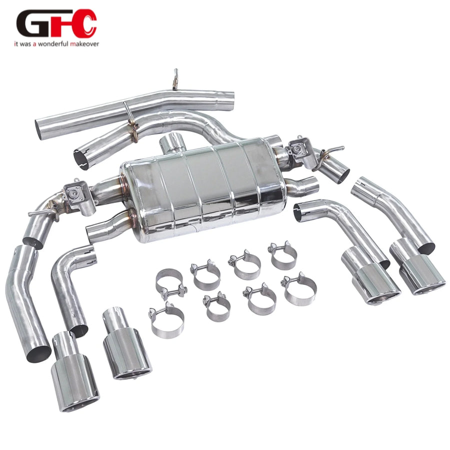 Stainless Steel Valved Cat-Back Exhaust System for SEAT Cupra Ateca 2.0T