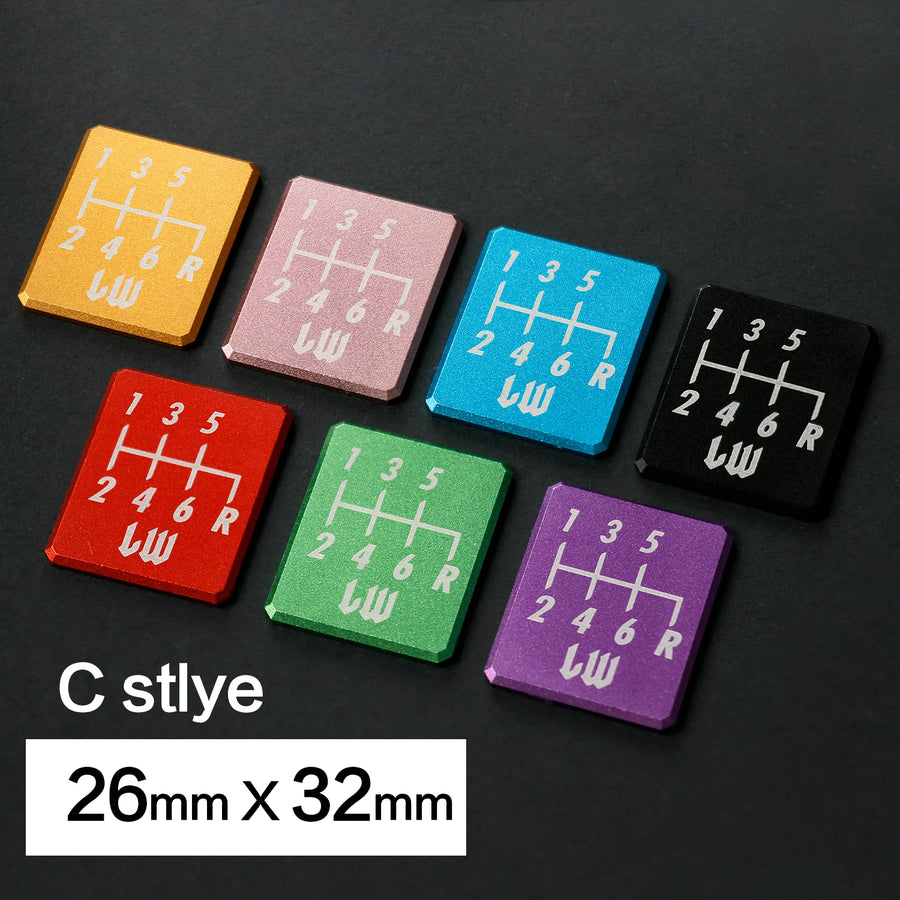 Likewise-Style Manual Shift Pattern Decal & Badge