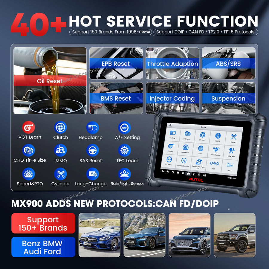 Autel MaxiCheck MX900 Bidirectional All-System OBD2 Scanner