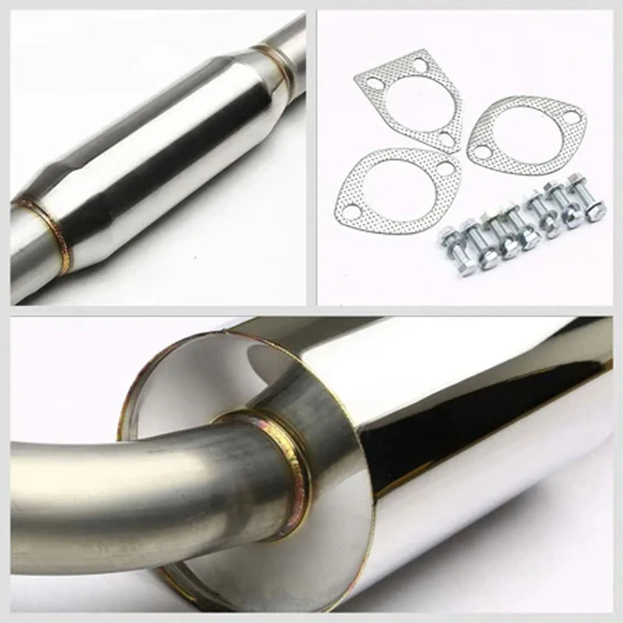 Mitsubishi Eclipse RS/GS 2.0L Non-Turbo Stainless Cat-Back Exhaust – 1995–1999