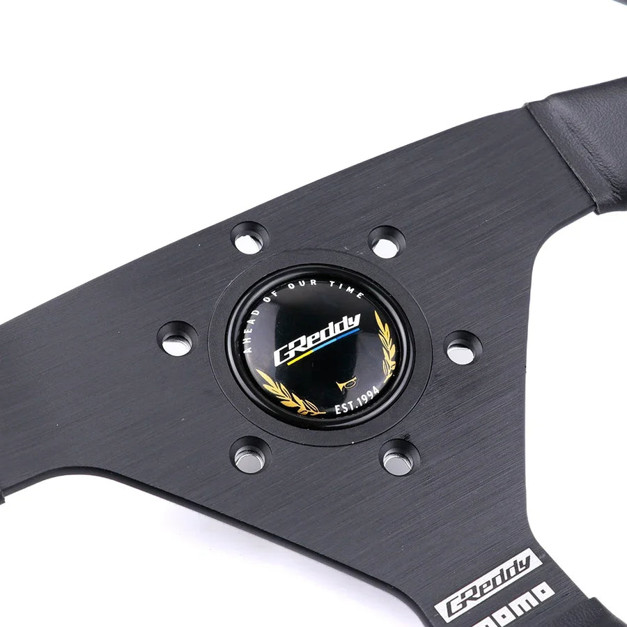 GReddy-Style Flat-Lip Steering Wheel Horn Button