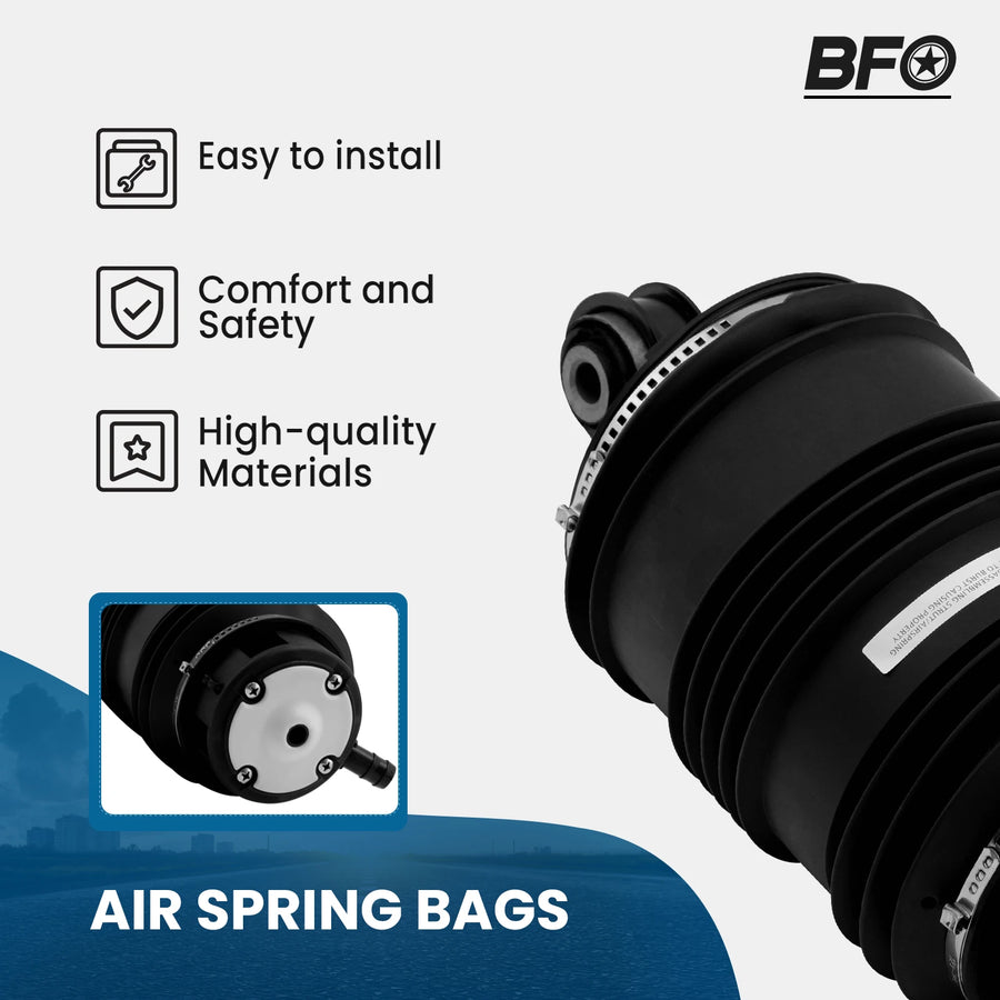 2-Piece Rear Air Spring Bag R and L for Mercedes-Benz E-class Estate W211 S211 for W219 Airmatic Suspension