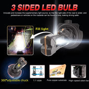 2-Piece H4/H7 LED Headlight Bulb – 6000K, CANBUS