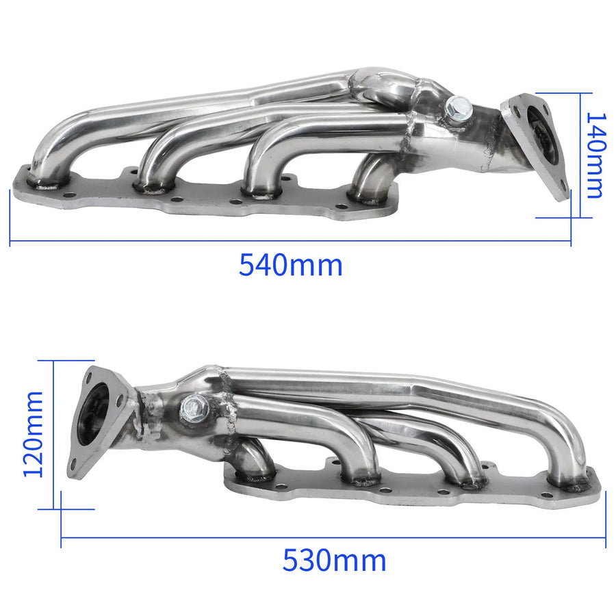 Stainless Manifold Header for 2000-2004 Toyota Tundra Sequoia UCK 4.7L V8 2UZ-FE