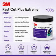 3M 51815 Fast Cut Plus Extreme Polishing Compound