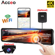 4K Dual Mirror Dash Cam