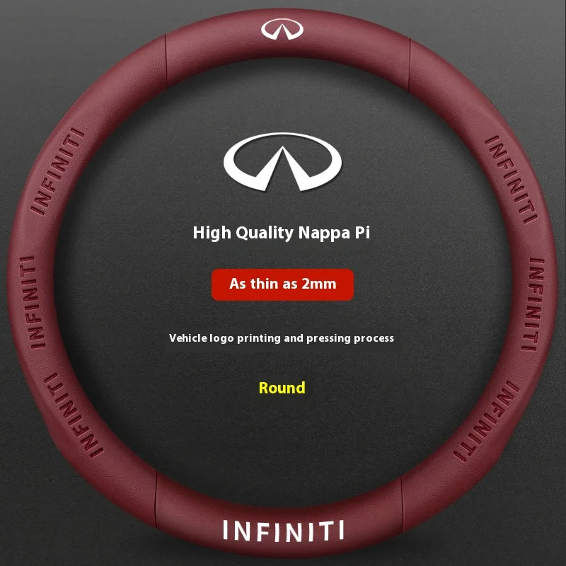Carbon-Fiber-Leather Steering Wheel Cover – Select Infiniti Models
