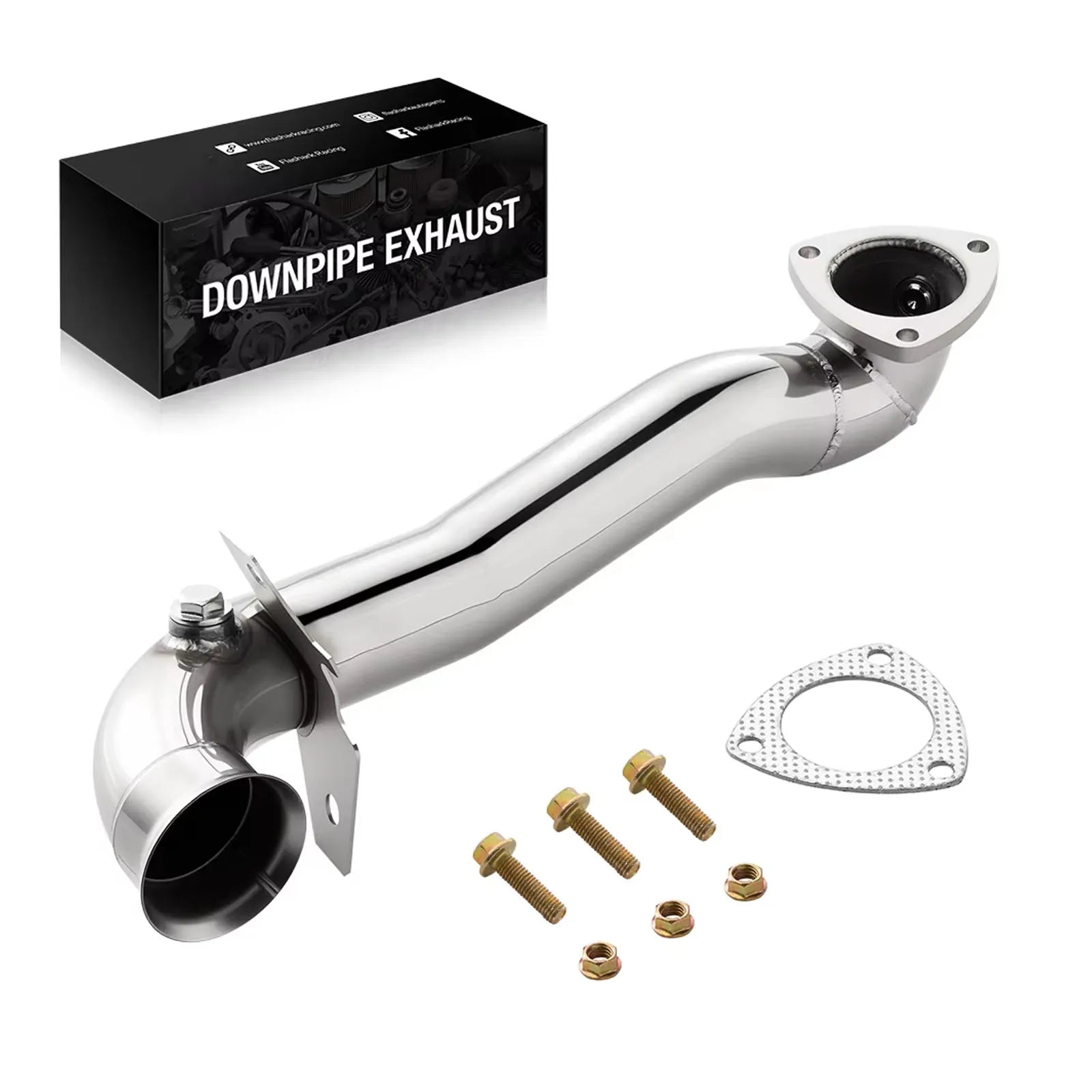 Stainless Steel 2.5in Exhaust Downpipe for 2007–2016 MINI Cooper/Clubman/Countryman