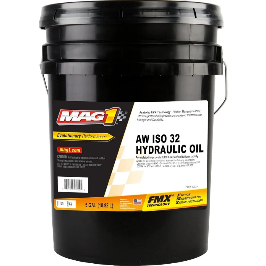 AW ISO 32 Anti-Wear Hydraulic Oil, 5 Gallon Pail