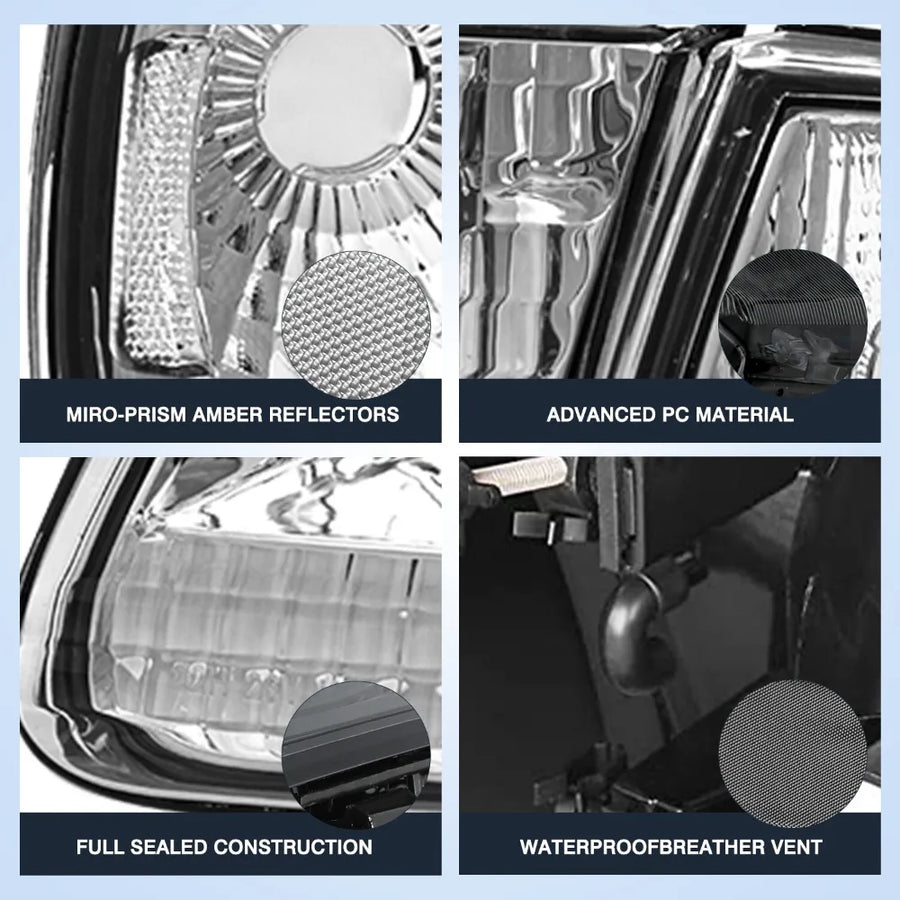 Headlight and Corner Light Set for Ford F-150 1997–2003 – 4-Piece
