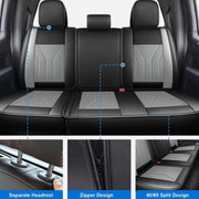 Dark-Gray Full Seat Cover Set for Ford F-150 – 2009–2014