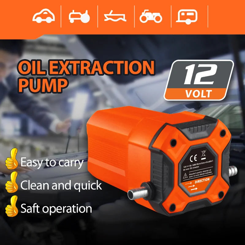 12V 60W Electric Engine Oil and Diesel Transfer Pump