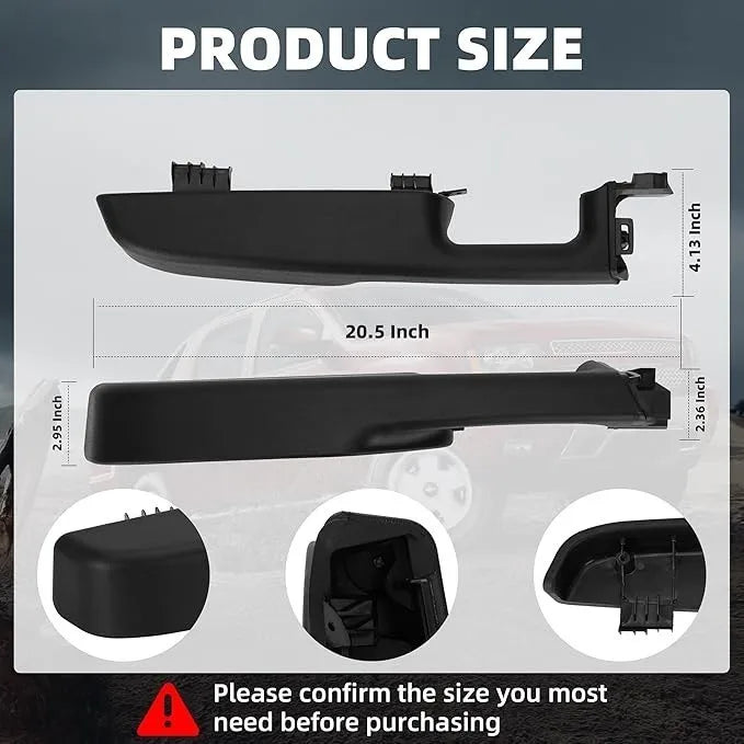 Front Left Driver Door Armrest Panel Black 88981548 15703701 for GMC Sierra Chevrolet Tahoe Silverado