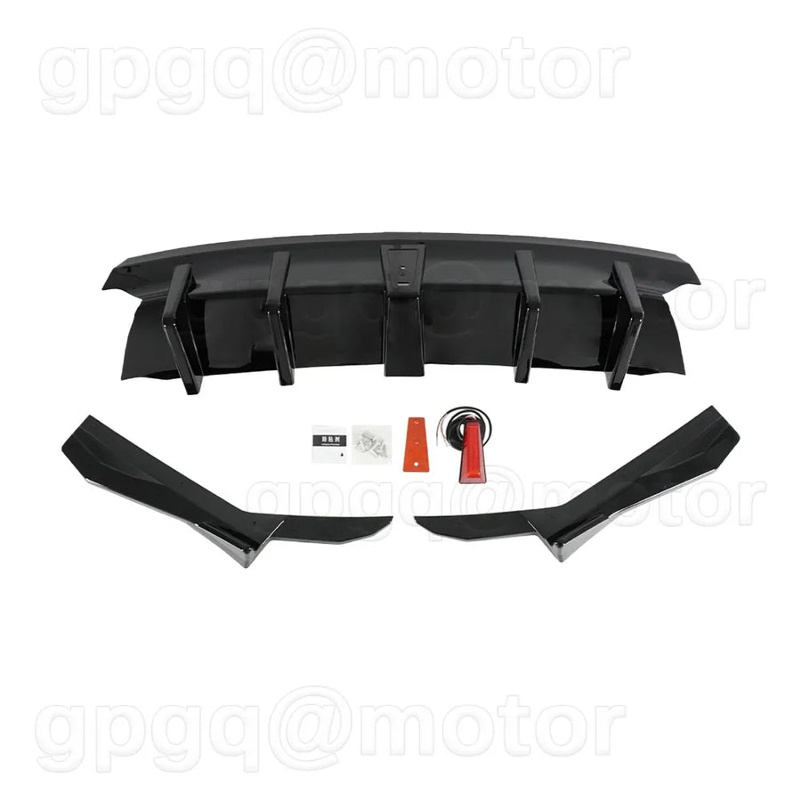 Gloss Black LED Rear Diffuser – Select 2021–2025 Lexus IS300/IS350