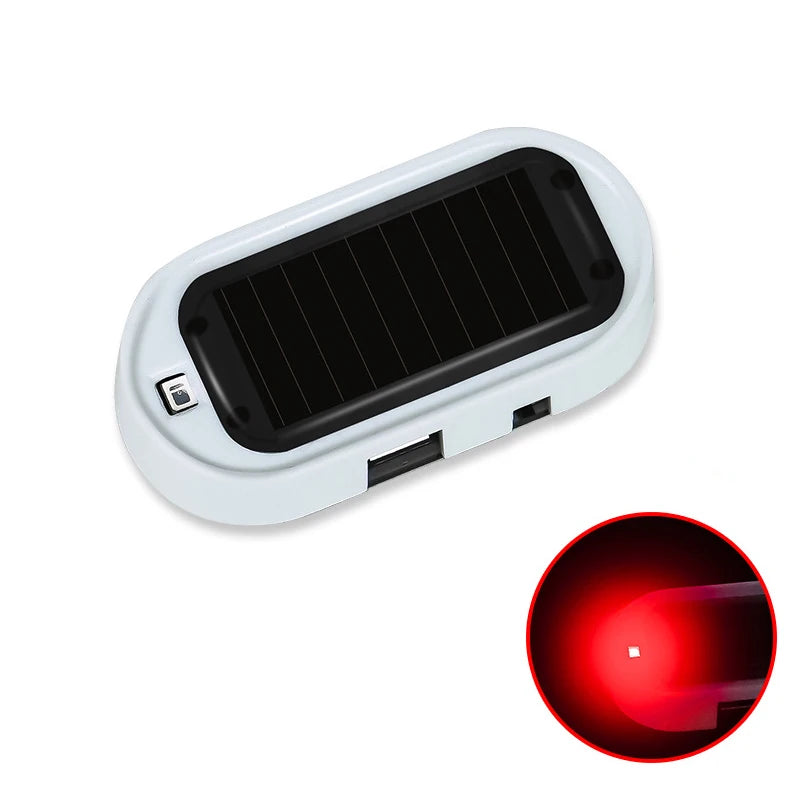 Solar-Powered Simulated Vehicle Alarm Lights – Select Pack