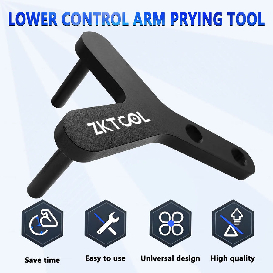 Lower Control Arm Pry Tool, Control Arm Tool Bushing Removal Tool, Designed for 1 2 Inch Drive Extended Breaker Bar