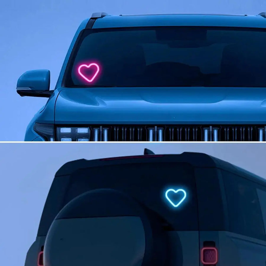 Solar-Powered RGB Car Window Ambient Light
