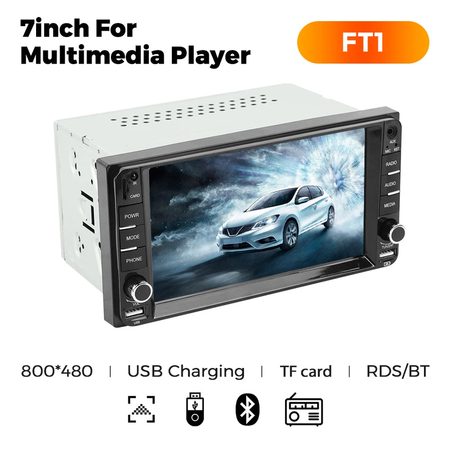 7-Inch CarPlay Receiver for Toyota Vios, Crown, Camry, Hiace, Previa, Corolla, RAV4 and Prado