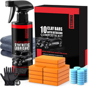10 Pack Car Clay Bar Kit, Premium Grade Clay Bars Auto Detailing, Clay Luber Synthetic Lubricant, Car