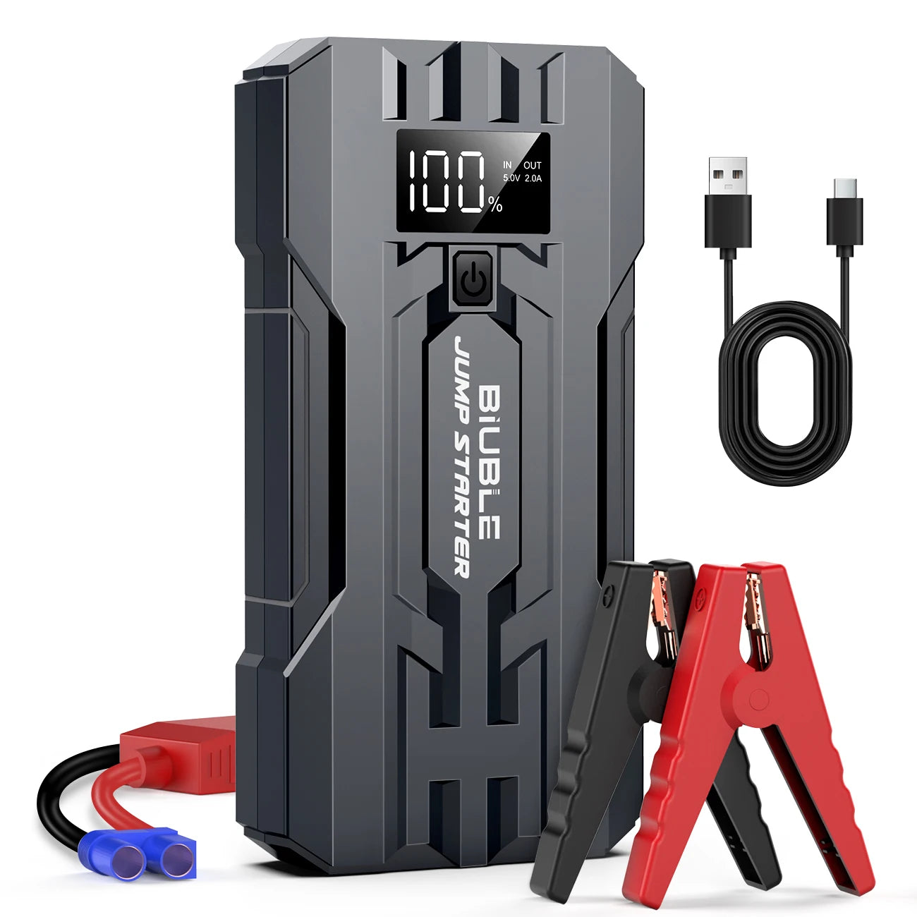 3000A 12V Car Jump Starter with 25,000mAh Power Bank