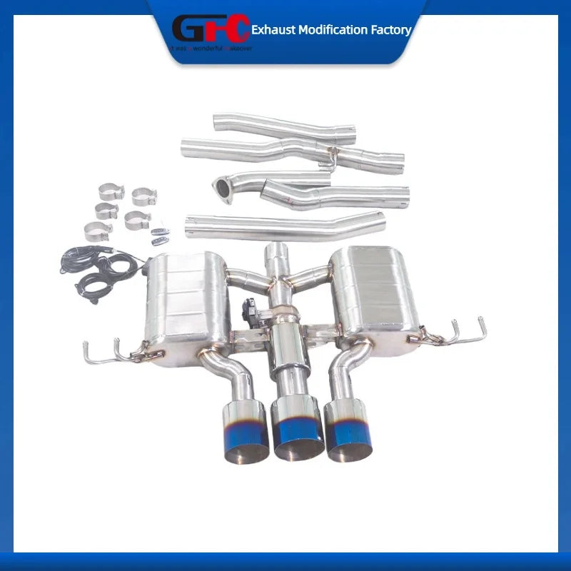 Stainless Steel Valved Cat-Back Exhaust System for Honda Civic Type R FL5 2.0T 2022-2025