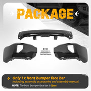 Front Bumper Face Bar with Holes for 2016–2019 Chevrolet Silverado 1500