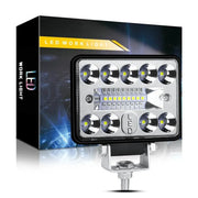 2-Piece 4-Inch/5-Inch/6-Inch/7-Inch LED Work Light Bar – Spot/Flood Combo, 12V–24V