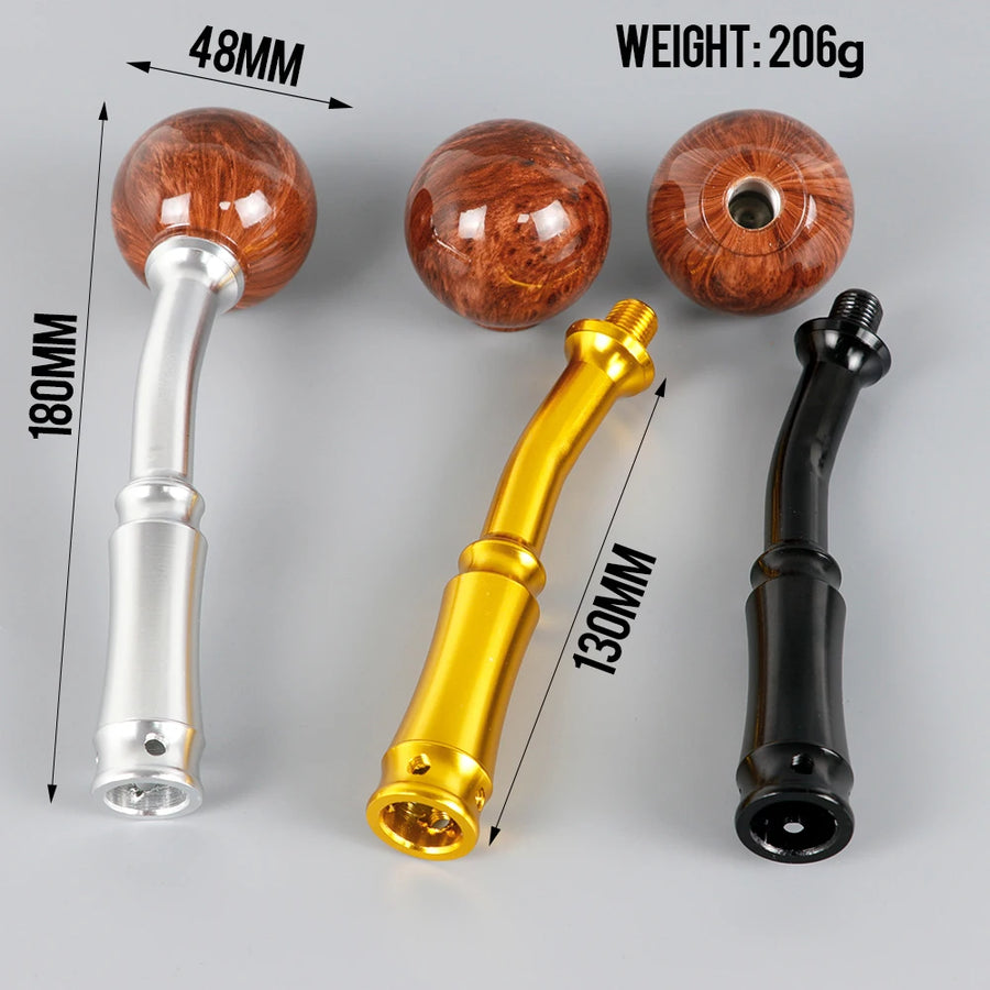 Universal Peach-wood-style Manual Gear Shift Knob