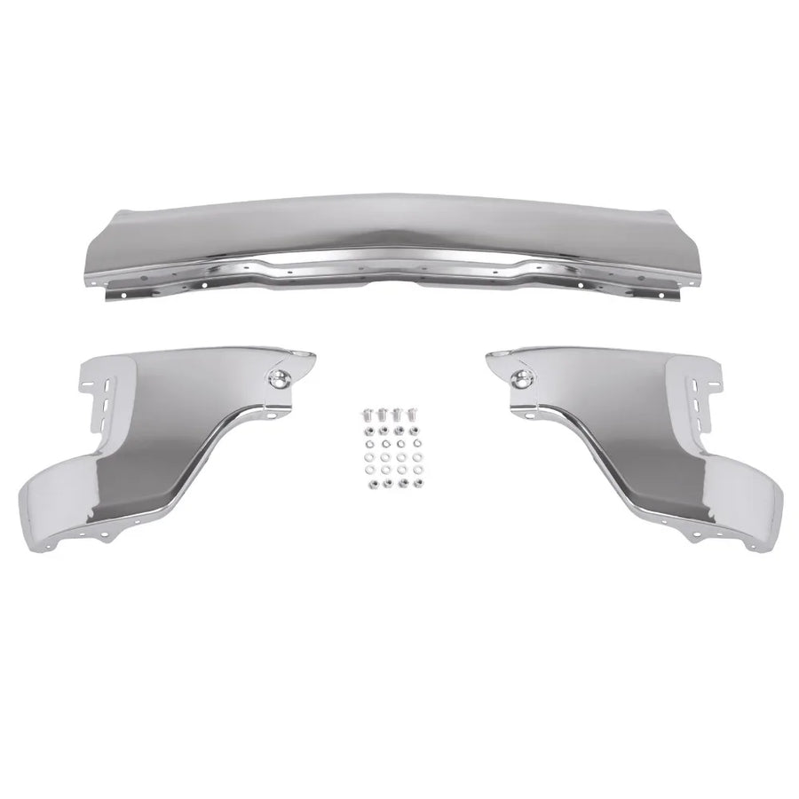 Chrome Front Bumper Face Bar – 2019–2022 Chevrolet Silverado 1500
