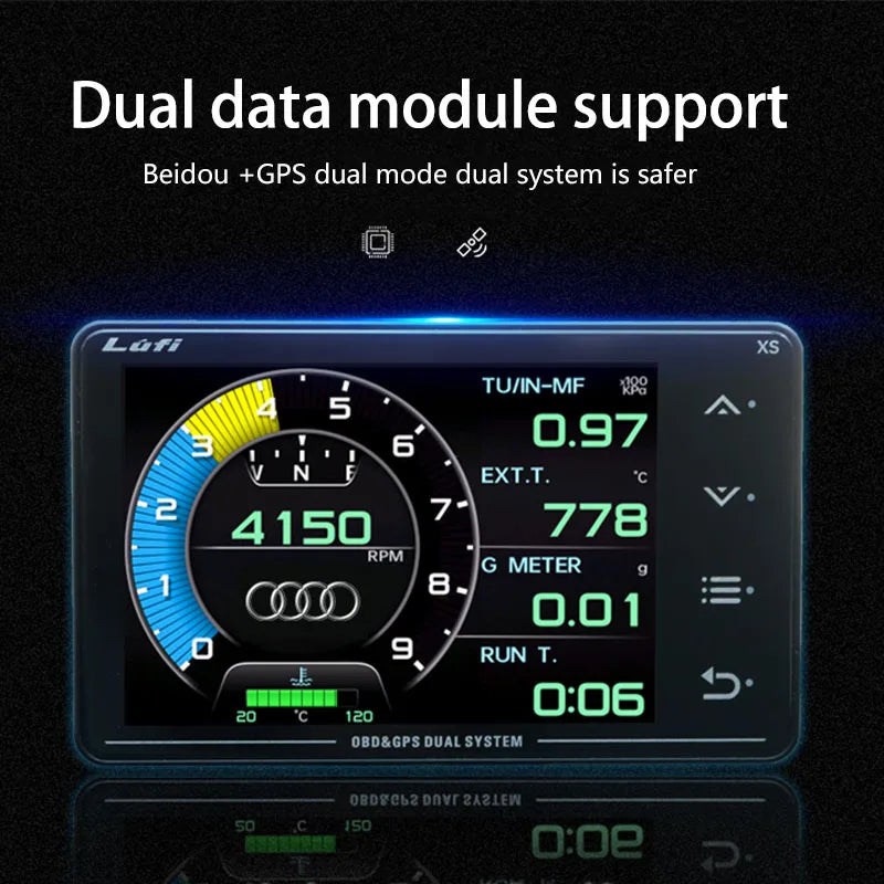 Lufi GPS/OBD2 Car Head-Up Display and Digital Performance Gauge