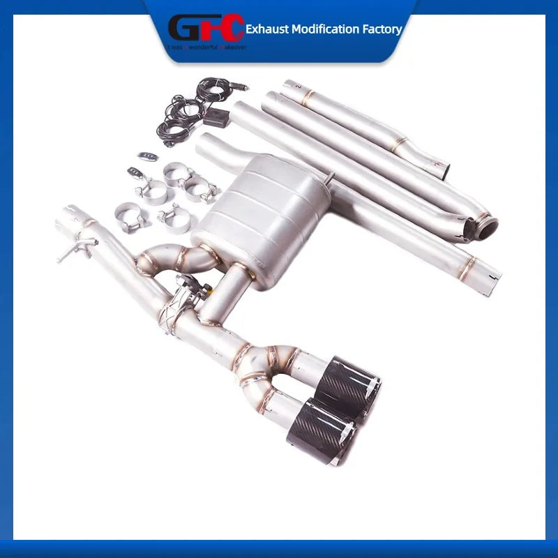 Stainless Steel Valved Cat-Back Exhaust System for MINI Cooper S/JCW R56/F56 1.6T/2.0T