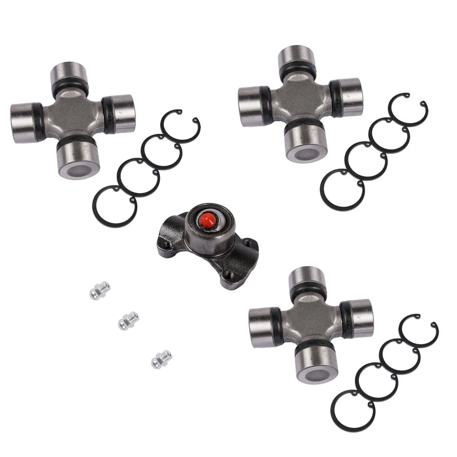 3-piece U-joint and Cv Socket Set for Jeep Wrangler Tj and Cherokee Xj 1984-2006