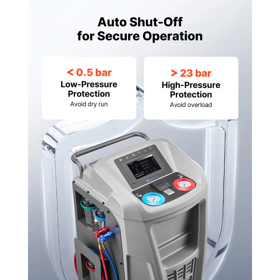 Automatic R-134a / R-1234yf Automotive A/C Service Machine