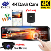 4K Dual Mirror Dash Cam