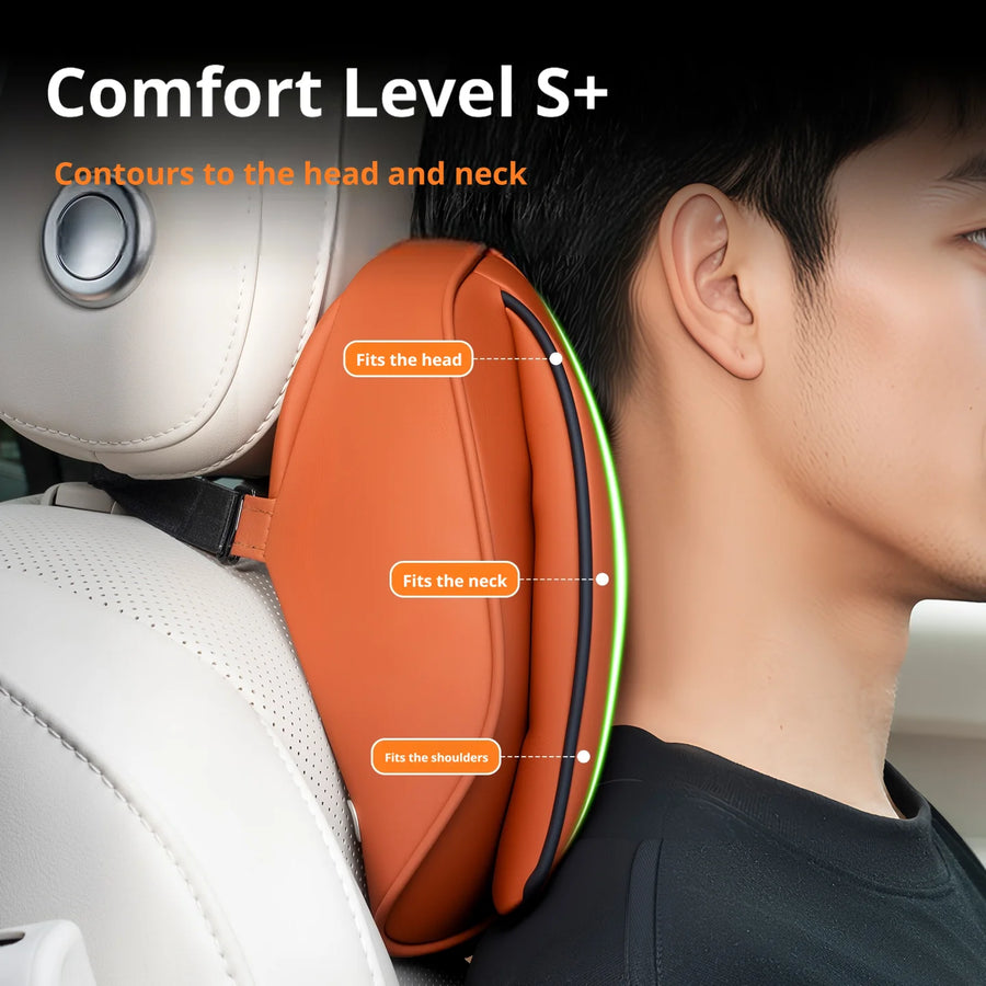 Tesla Car Headrest and Lumbar Support Pillow
