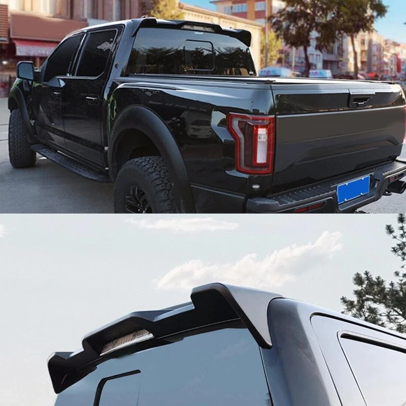 Gloss Black Cab Roof Spoiler for Ford F-150 2015-2020