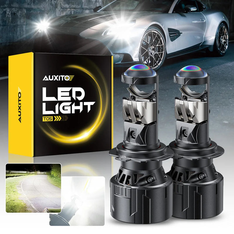 H4/H7 LED Headlight Bulb – 6500K, CANBUS, Projector-Compatible