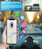 1080P Dual Dash Cam with Wi-Fi App Control