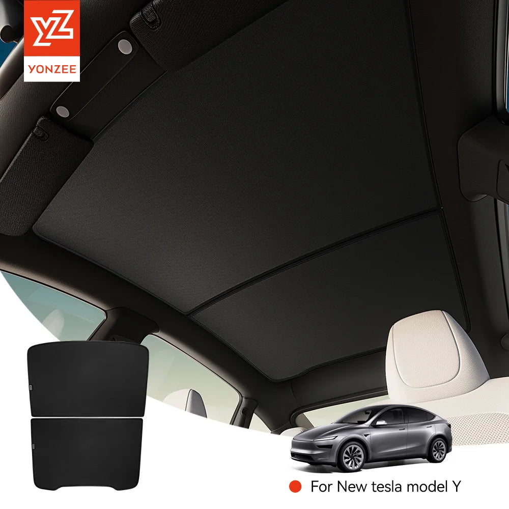 Panoramic Roof Sunshade for Tesla Model 3/Y Highland and Juniper 2025-2026