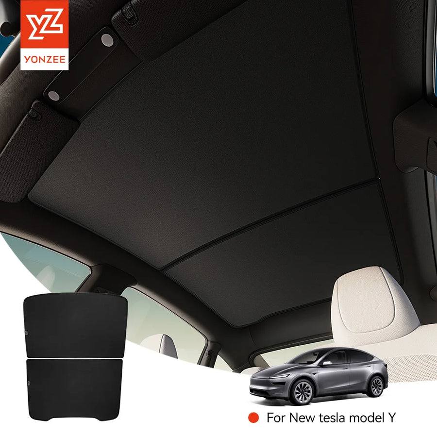 Panoramic Roof Sunshade for Tesla Model 3/Y Highland and Juniper 2025-2026