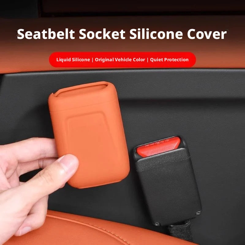 Silicone Seat Belt Buckle Protective Covers – 2-Piece Set