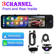 4K 3-Channel Dash Cam with GPS