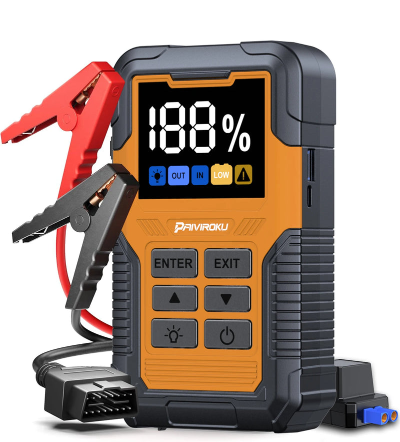 5000A Car Jump Starter with OBD2 Code Reader