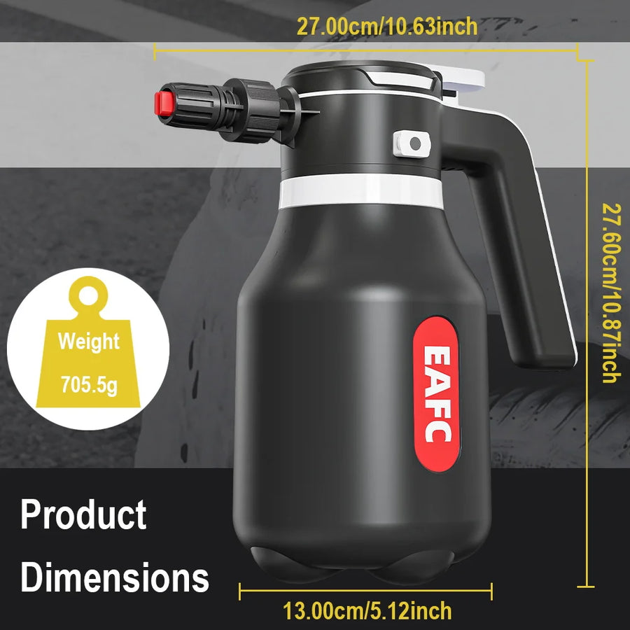 2L Rechargeable Electric Foam Sprayer for Car Washing
