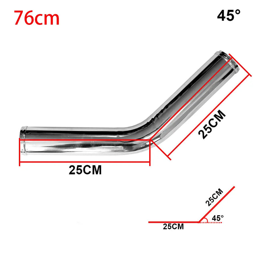 Universal Aluminum Air Intake Pipe – 2, 2.5 or 3 Inch