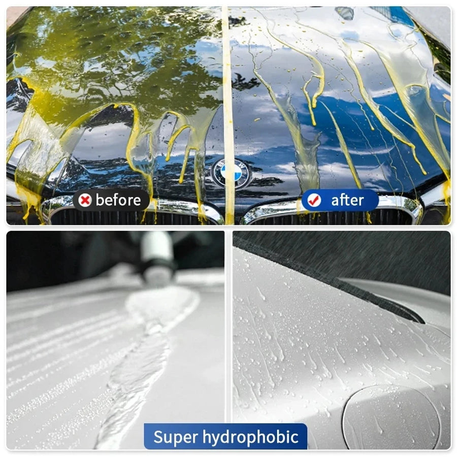 Hydrophobic Waterless Car Wax and Quick Coating Spray